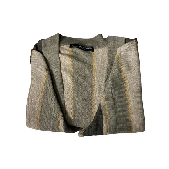 Peruvian Connection Long Open Cardigan Duster 100% Pima Cotton XL - Picture 5 of 7